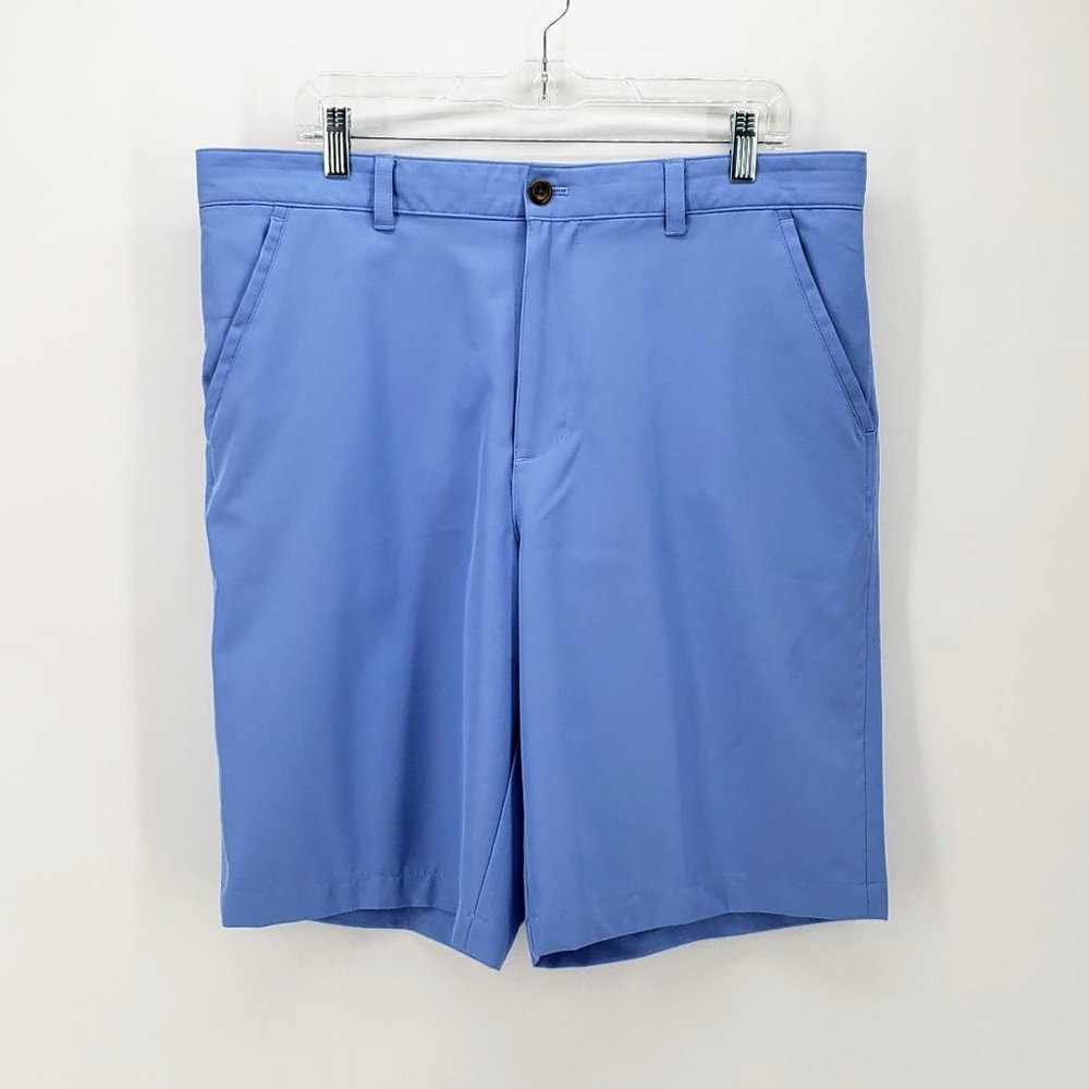 IZOD Golf Sky Blue Men's Shorts 36 Classic Preppy Bright